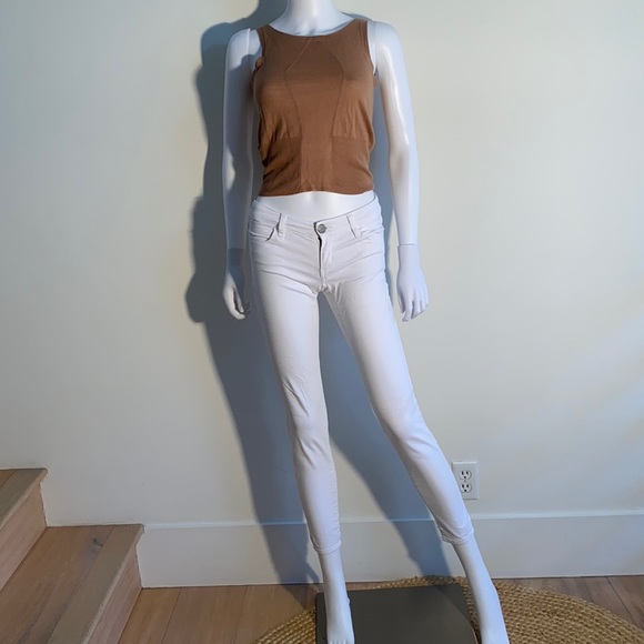 American Eagle Stretch White Skinny Jeans! - Picture 2 of 8